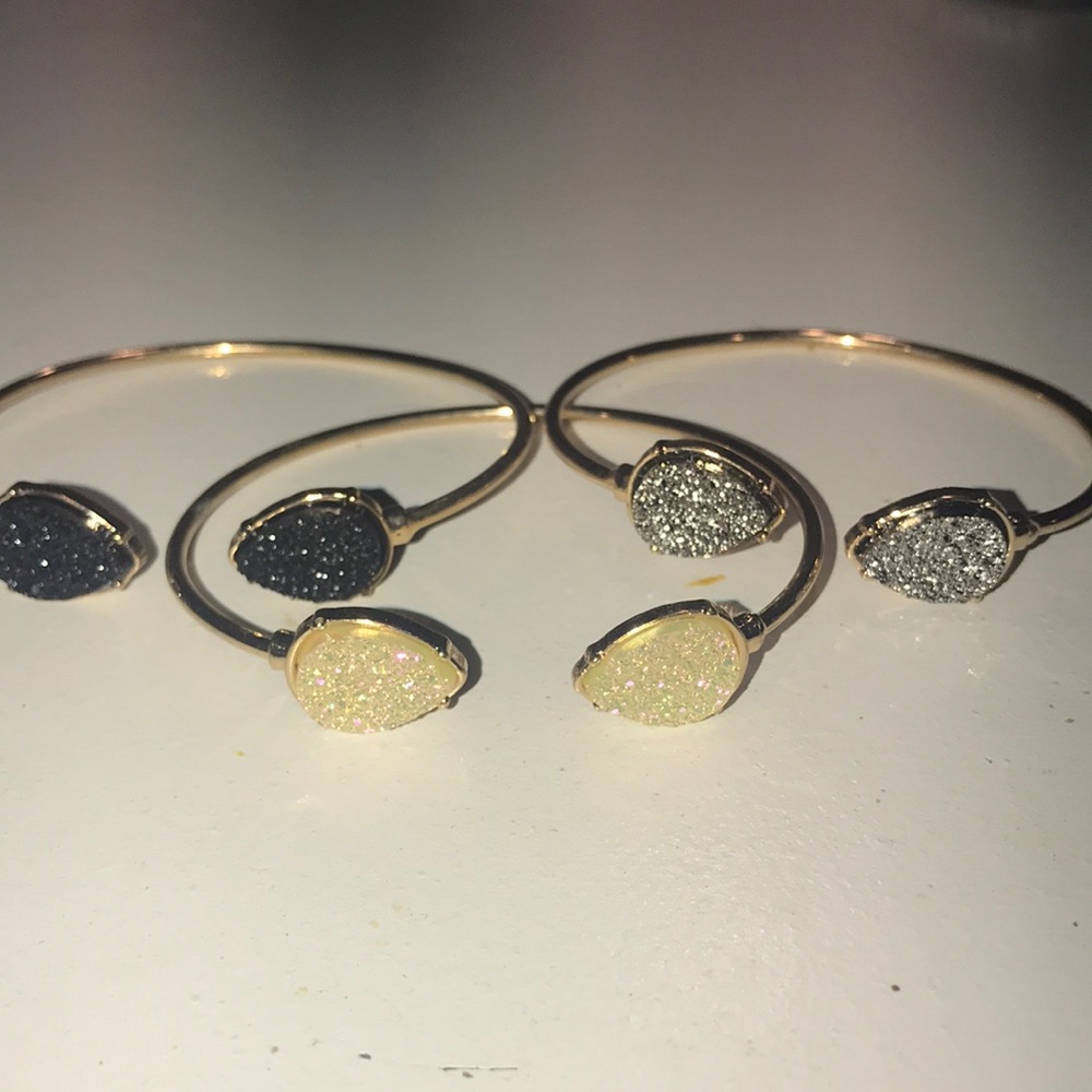 Druzy bracelet